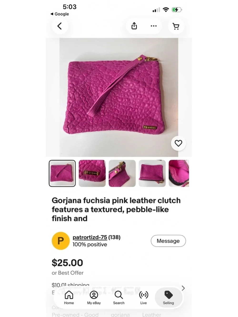 gorjana this clutch